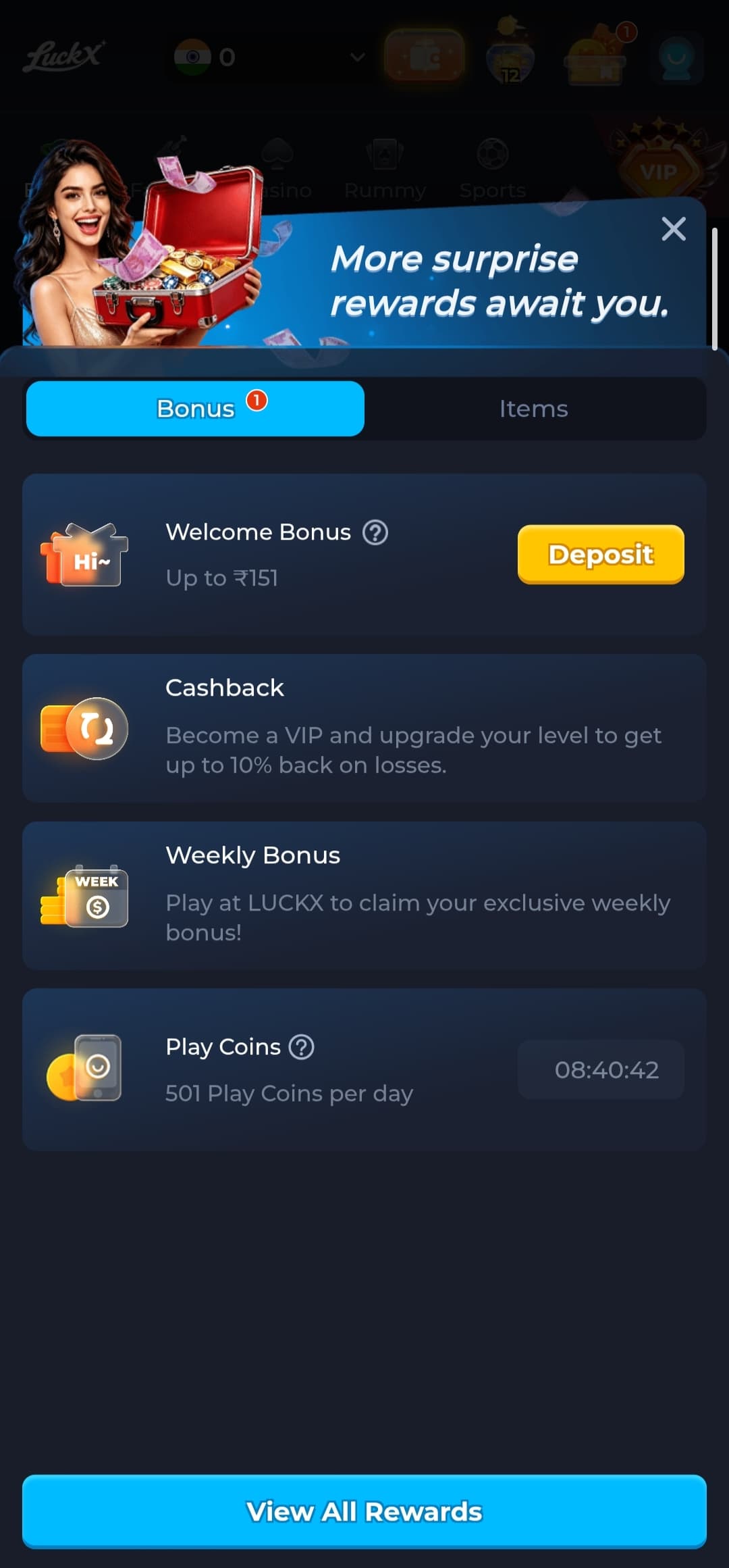 LuckX app screenshot 4