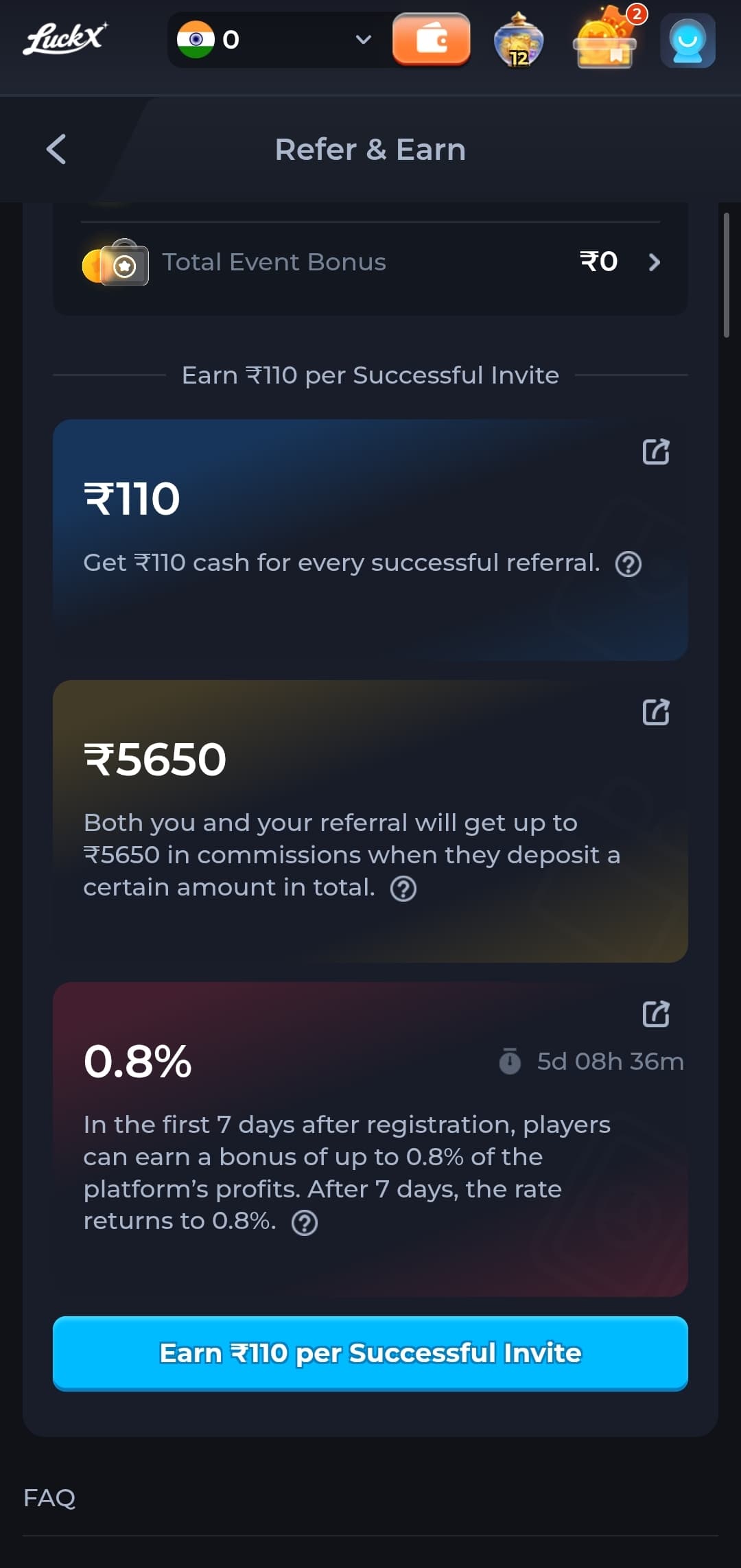 LuckX app screenshot 5